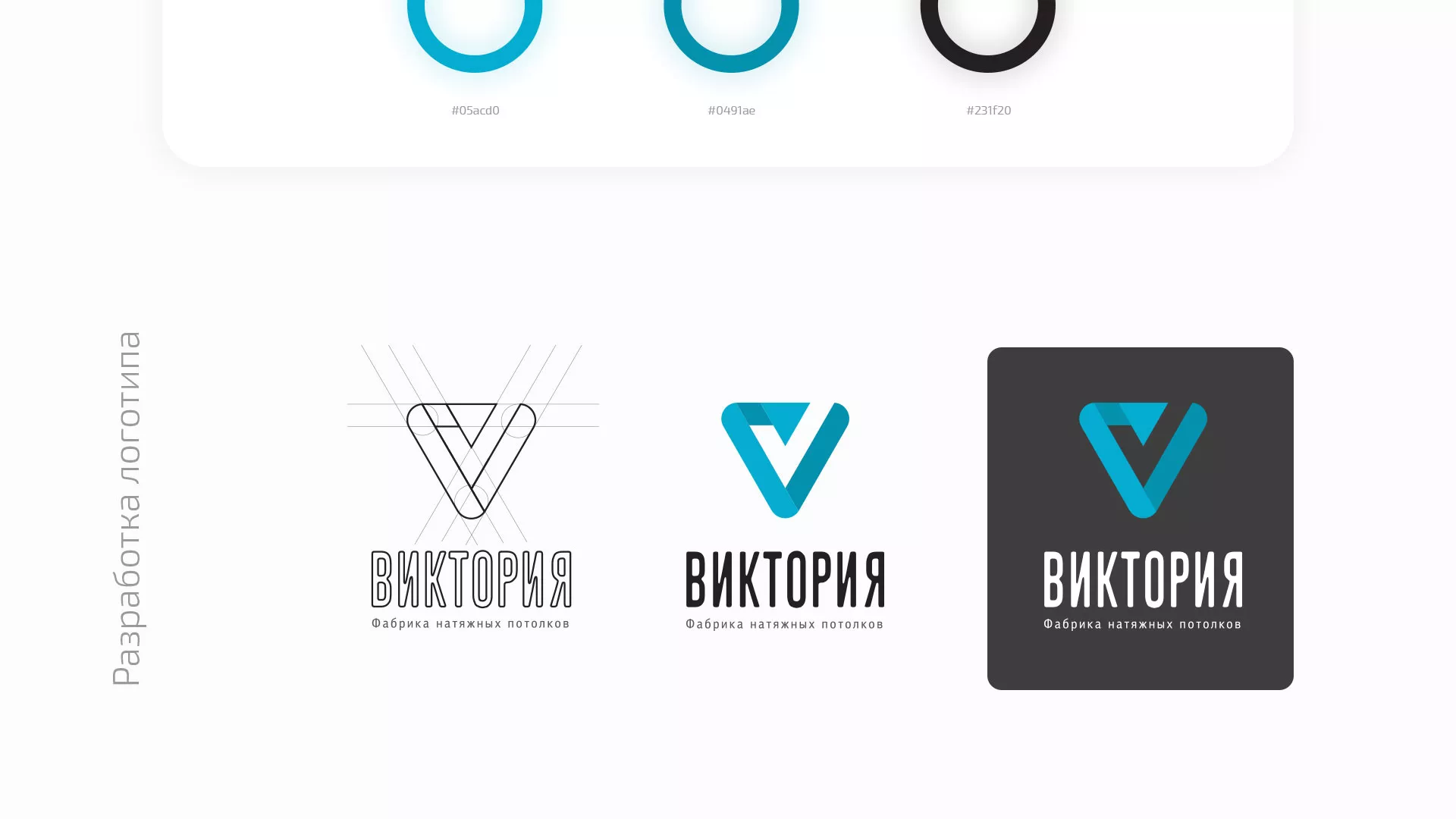 Разработка фирменного стиля компании по продаже и установке натяжных потолков в Медногорске