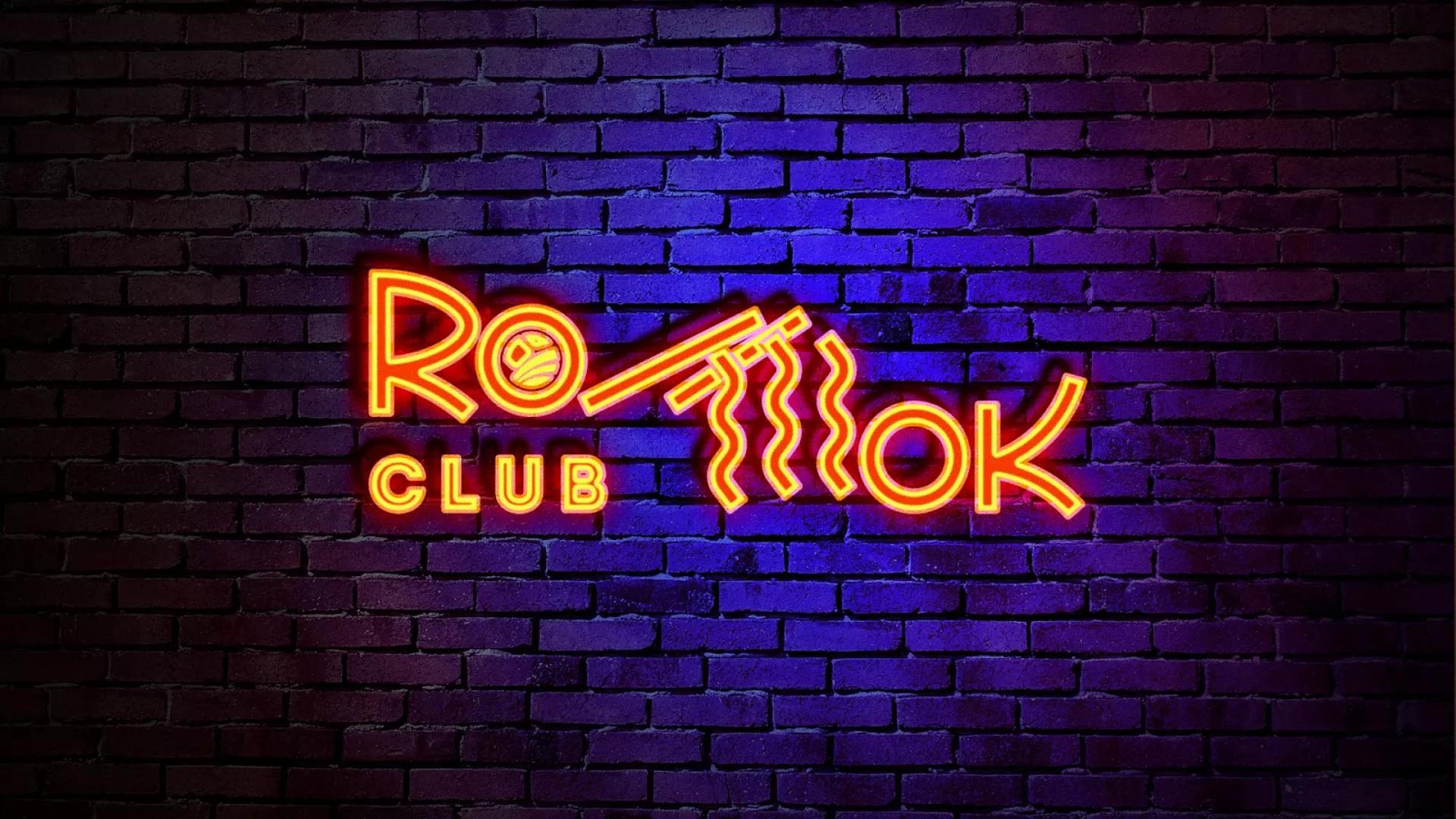 Разработка интерьерной вывески суши-бара «Roll Wok Club» в Медногорске