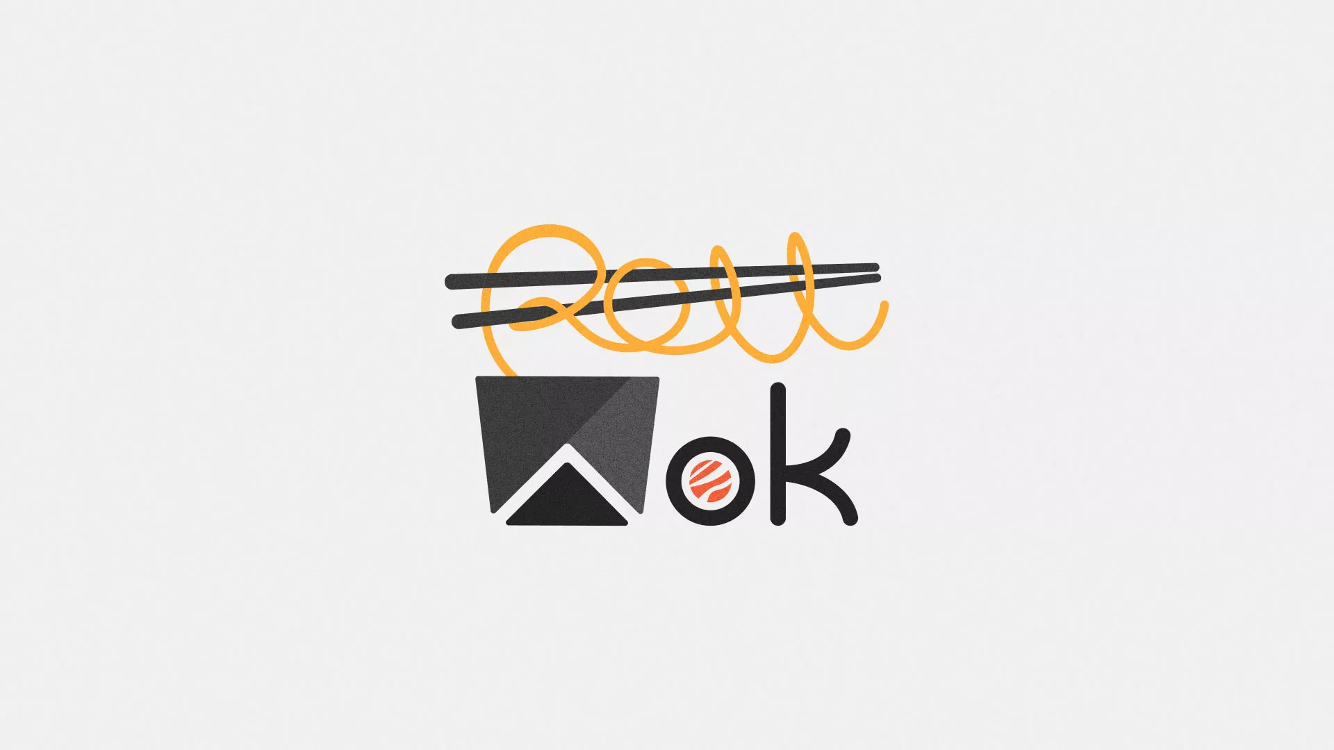 Разработка логотипа в Медногорске для суши-бара «Roll Wok Club» Разработка логотипа в Медногорске для суши-бара «Roll Wok Club»